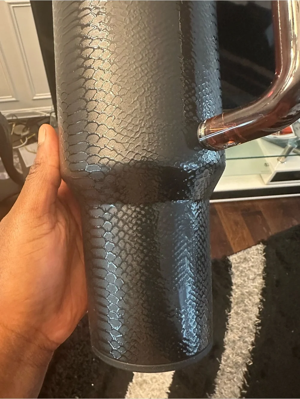Stanley Black Snakskin 40oz Quencher